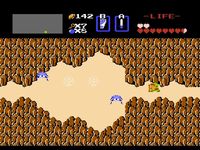 une photo d'Ã©cran de The Legend of Zelda sur Nintendo Nes